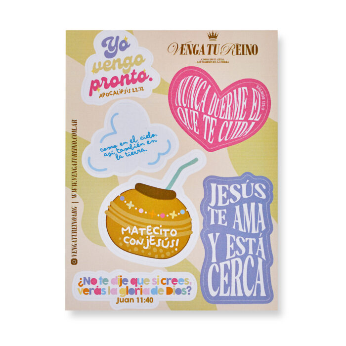 STICKERS VENGA TU REINO
